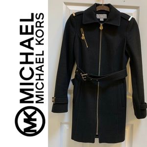 MICHAEL Michael Kors belted wool coat
